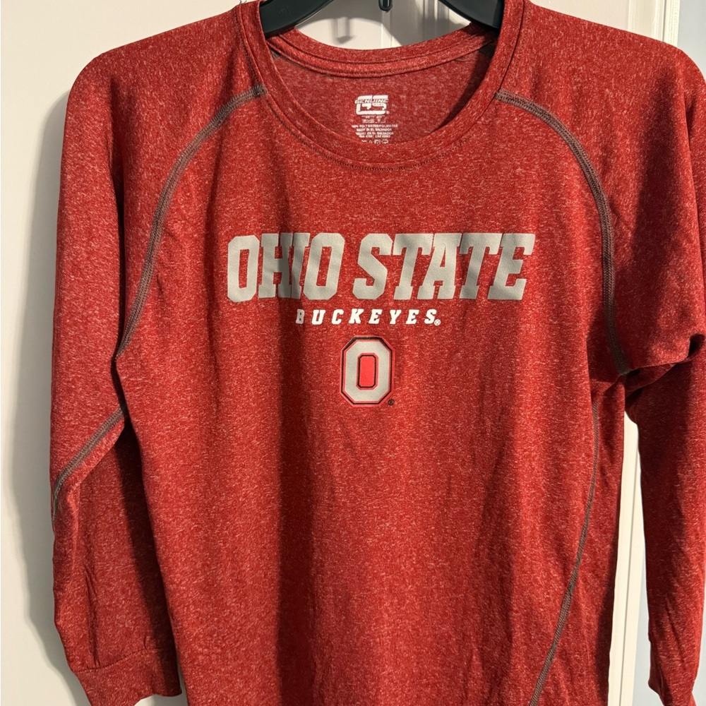 Ohio State Buckeyes girls Red Long Sleeve dri fit